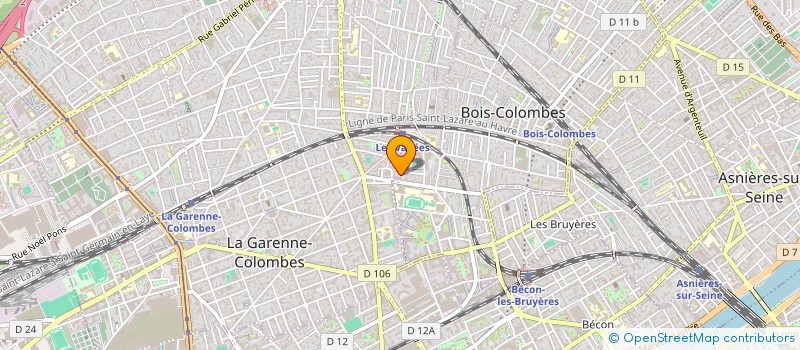 localisation de l'entreprise DEL BARRIO à BOIS COLOMBES