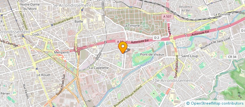 localisation de l'entreprise DEL BELLO à MARSEILLE