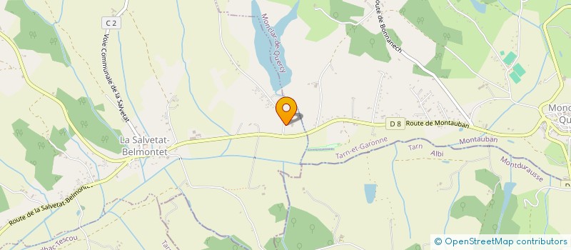 localisation de l'entreprise DEL BON PAU  LA SALVETAT-BELMONTET