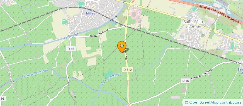 localisation de l'entreprise DEL CANIGO  MILLAS