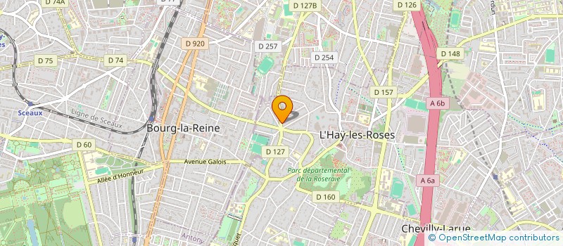 localisation de l'entreprise DEL CAPRI  L'HAY-LES-ROSES