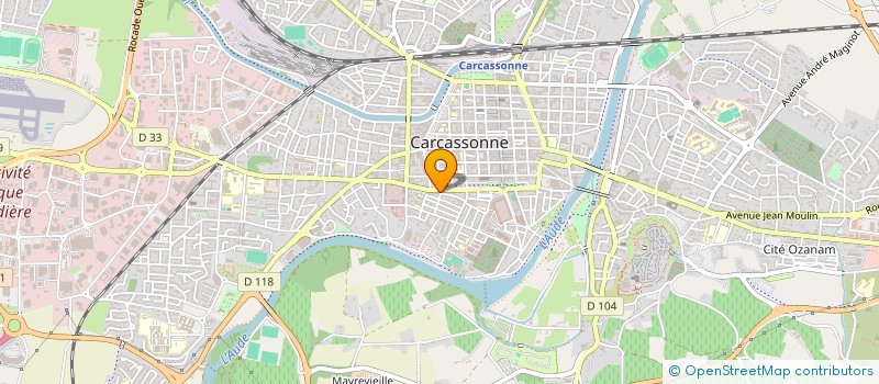 localisation de l'entreprise DEL CASTILLO à CARCASSONNE