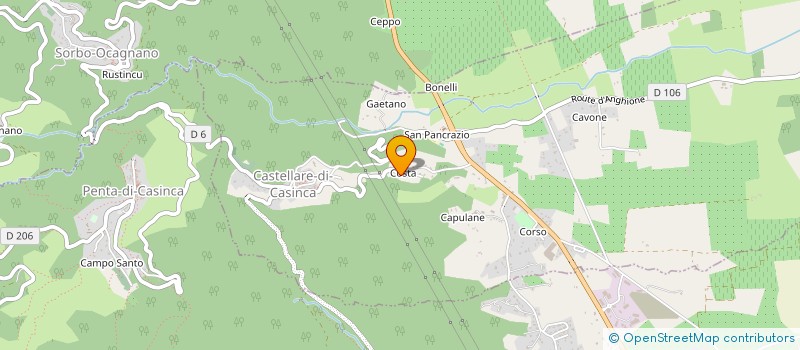 localisation de l'entreprise DEL CASTILLO MISCALI à CASTELLARE-DI-CASINCA