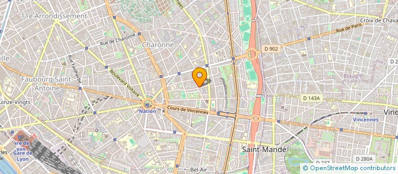 localisation de l'entreprise DEL CASTILLO PARIS  PARIS