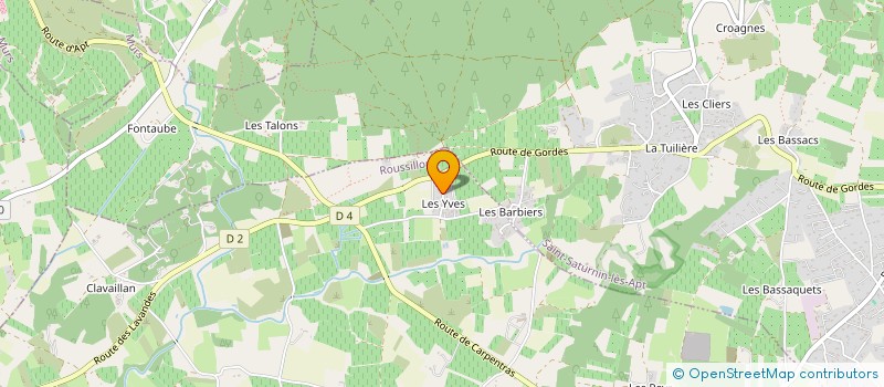 localisation de l'entreprise DEL&CO IMMO  ROUSSILLON