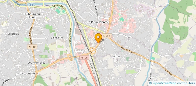 localisation de l'entreprise DEL CONFETTO AURELIE à ALES
