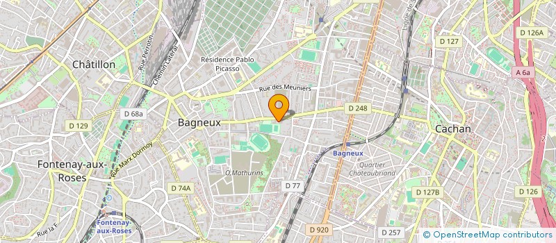 localisation de l'entreprise DEL DEGAN IMMO à BAGNEUX