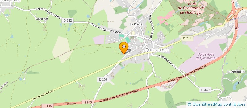 localisation de l'entreprise DEL'DEV CONSEILS  QUINSSAINES