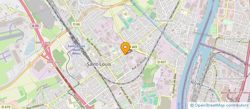 localisation de l'entreprise DEL FRANCE à SAINT-LOUIS