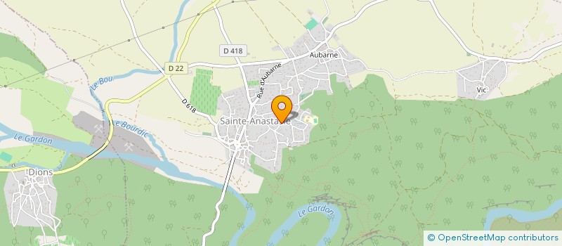 localisation de l'entreprise DEL GROSSO  LA CALMETTE