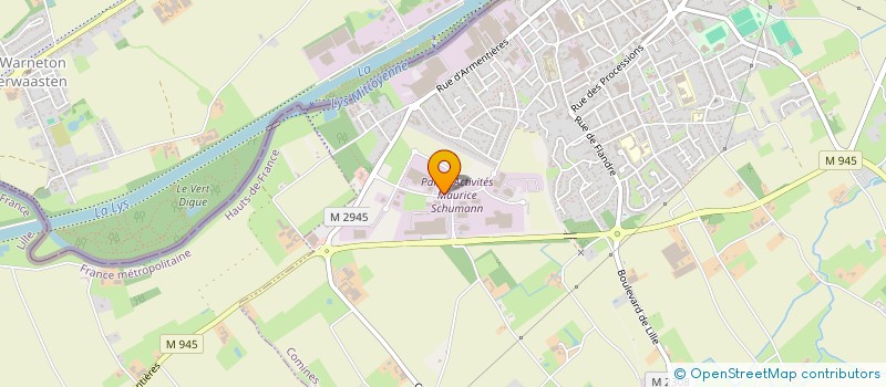 localisation de l'entreprise DEL.GUI  COMINES