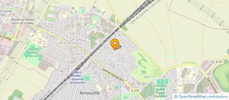 localisation de l'entreprise DEL'IGO  GONESSE