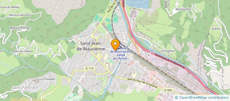 localisation de l'entreprise DEL IMMO  LA TOUR-EN-MAURIENNE