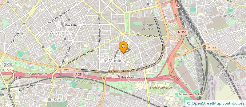 localisation de l'entreprise DEL IMMO à LILLE
