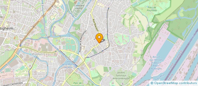 localisation de l'entreprise DEL. IMMO à STRASBOURG