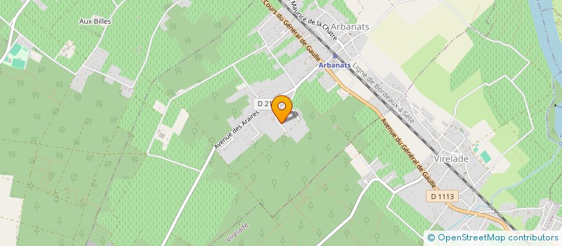 localisation de l'entreprise DEL'IMVEST  ARBANATS