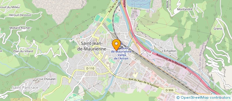 localisation de l'entreprise DEL'INVEST  LA TOUR-EN-MAURIENNE