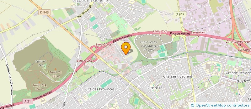 localisation de l'entreprise DEL INVEST  LOOS-EN-GOHELLE