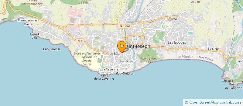 localisation de l'entreprise DEL'IZIA à SAINT-JOSEPH
