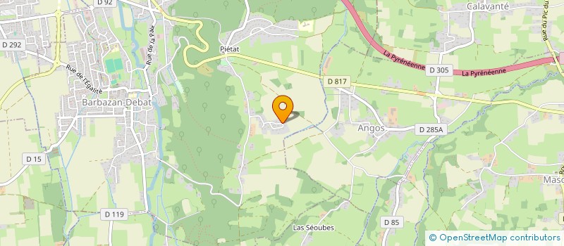 localisation de l'entreprise DEL.MA.SO  BARBAZAN-DEBAT