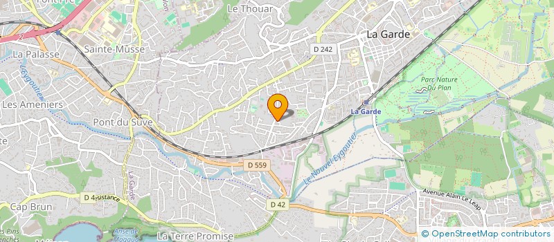 localisation de l'entreprise DEL MAR  LA GARDE