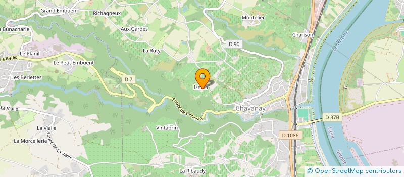 localisation de l'entreprise DEL&MAX  CHAVANAY