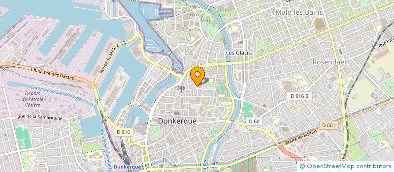 localisation de l'entreprise DEL MEDICO VANDAELE ARCHITECTES à DUNKERQUE