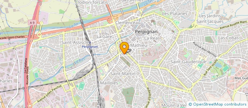 localisation de l'entreprise DEL MONTE à PERPIGNAN