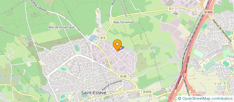 localisation de l'entreprise DEL NET à SAINT-ESTEVE