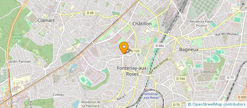 localisation de l'entreprise DEL.NIS à FONTENAY-AUX-ROSES