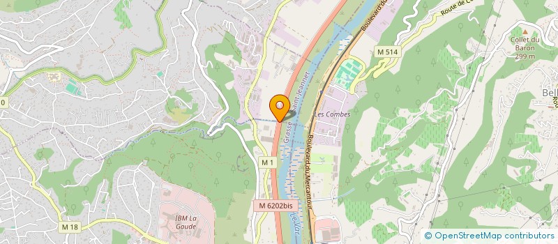 localisation de l'entreprise DEL-PARADISE  LA GAUDE