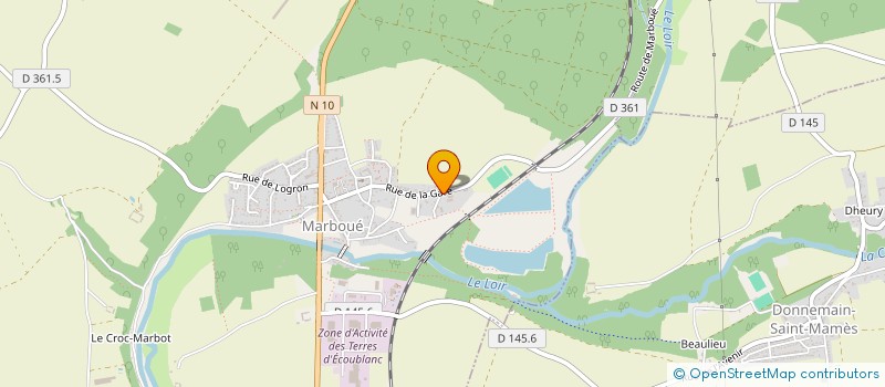 localisation de l'entreprise DEL PAYSAGE à MARBOUE
