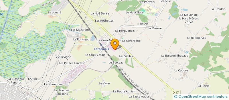 localisation de l'entreprise DEL PINO  CORDEMAIS