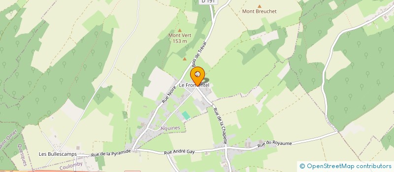 localisation de l'entreprise DEL PLATRERIE à ALQUINES