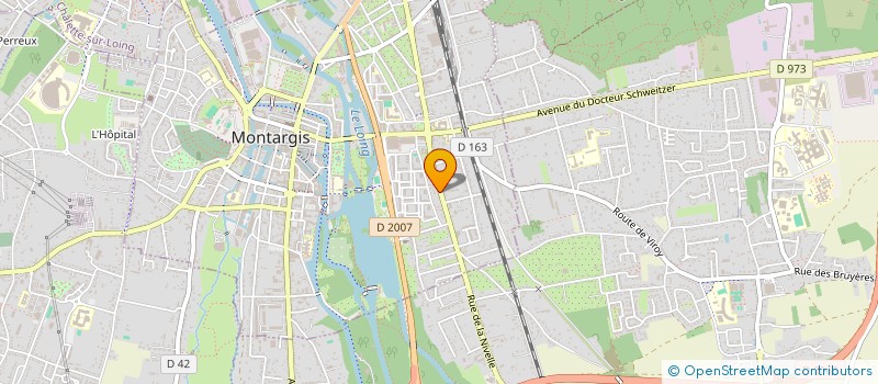 localisation de l'entreprise DEL PONTE à MONTARGIS