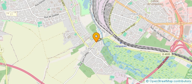 localisation de l'entreprise DEL POU  CAGNY