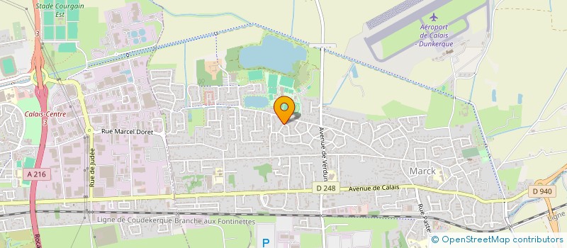localisation de l'entreprise DEL PRO SPORT PUB à CALAIS