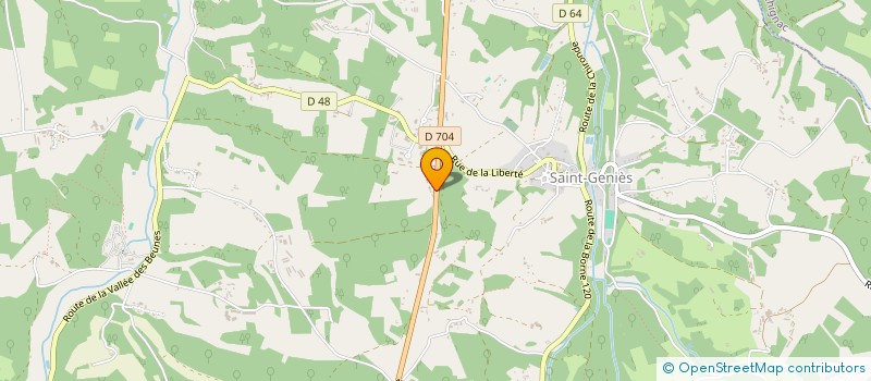 localisation de l'entreprise DEL REINO REY  SAINT-GENIES