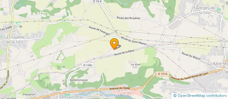 localisation de l'entreprise DEL REY STORES  LA CHAPELLE-DE-LA-TOUR