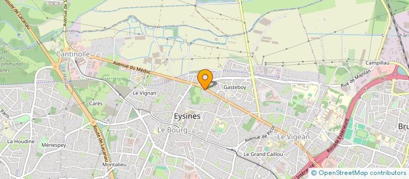 localisation de l'entreprise DEL RIO  EYSINES