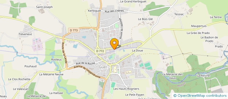 localisation de l'entreprise DEL SASSO  GUER