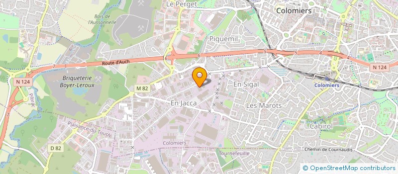 localisation de l'entreprise DEL TEDESCO BATIMENT à COLOMIERS