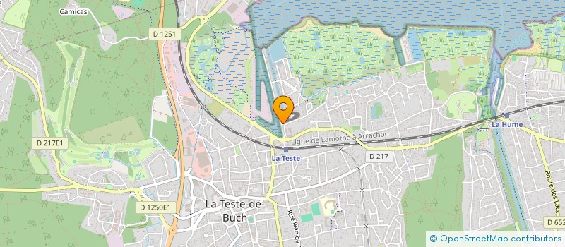 localisation de l'entreprise DEL'VTC à LA TESTE-DE-BUCH