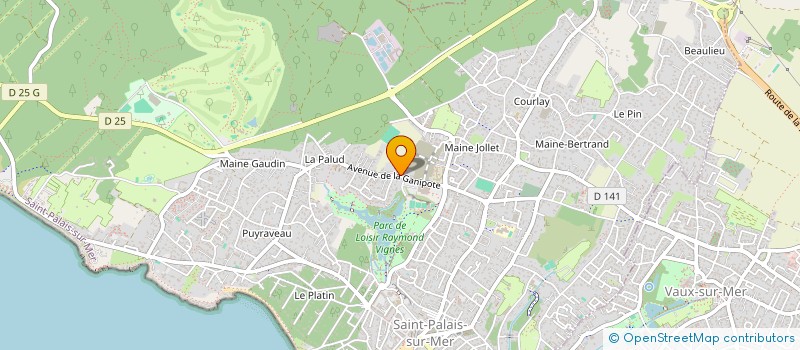 localisation de l'entreprise DELA  SAINT-PALAIS-SUR-MER