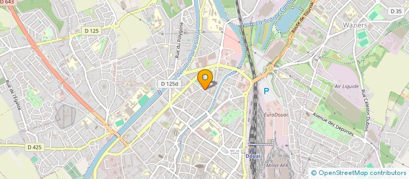 localisation de l'entreprise DELA SIGRI à DOUAI