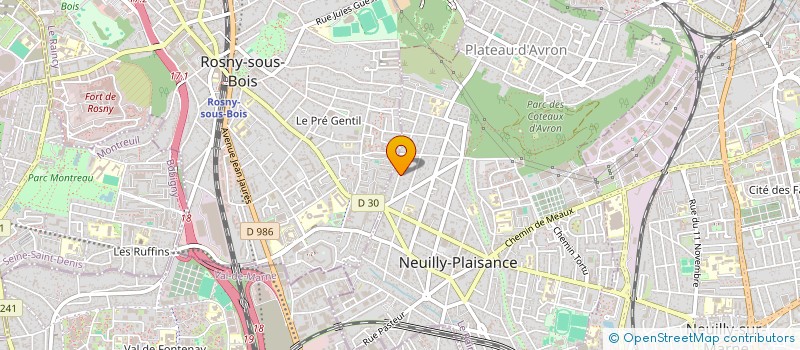 localisation de l'entreprise DELAB DIAG à NEUILLY-PLAISANCE