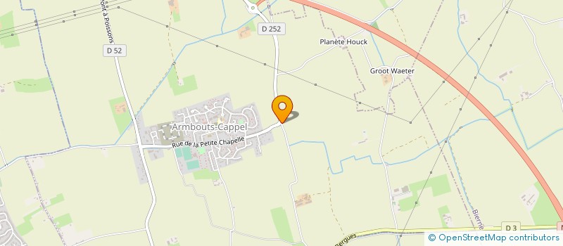 localisation de l'entreprise DELABAERE  ARMBOUTS-CAPPEL