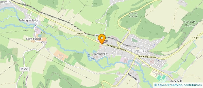 localisation de l'entreprise DELABAR à ENVERMEU