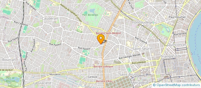 localisation de l'entreprise DELABARRE à BORDEAUX