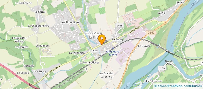 localisation de l'entreprise DELABARRE DU PONT BOUCHET  CINQ-MARS-LA-PILE